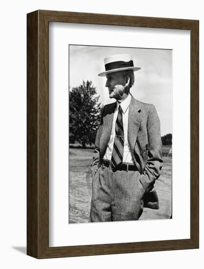 Portrait of Automobile Pioneer Henry Ford-Herbert Gehr-Framed Photographic Print