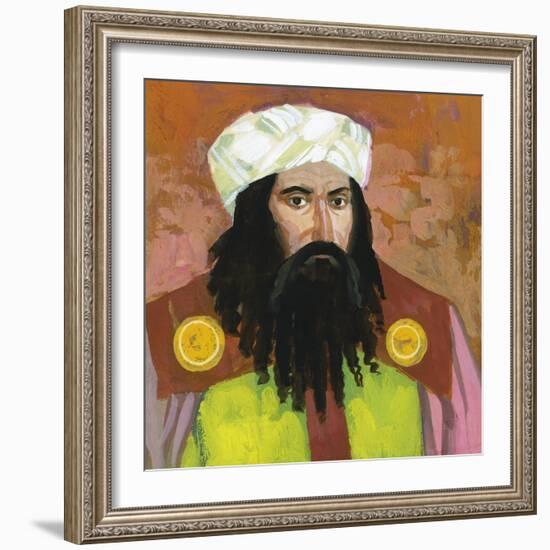 Portrait of Averroes (Abu L-Walid Muhammad Ibn Ahmad Rushd) (Cordoba-null-Framed Giclee Print