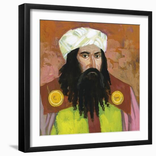 Portrait of Averroes (Abu L-Walid Muhammad Ibn Ahmad Rushd) (Cordoba-null-Framed Giclee Print