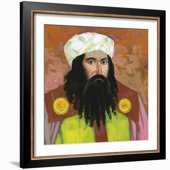 Portrait of Averroes (Abu L-Walid Muhammad Ibn Ahmad Rushd) (Cordoba-null-Framed Giclee Print