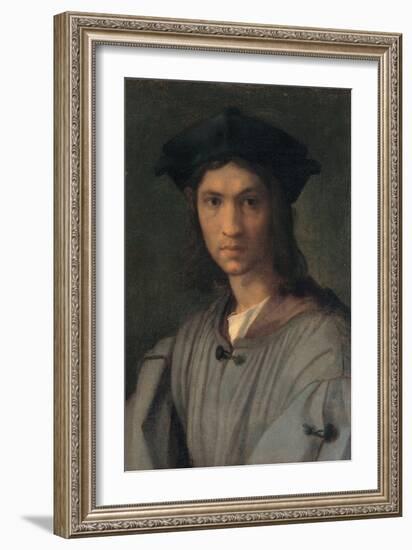 Portrait of Baccio Bandinelli (or Self-portrait)-Andrea del Sarto-Framed Art Print