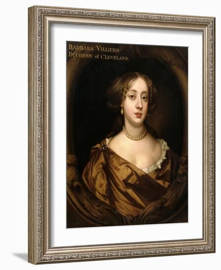 Portrait of Barbara Villiers (1641-1709), Duchess of Cleveland, C.1680-Sir Peter Lely-Framed Giclee Print