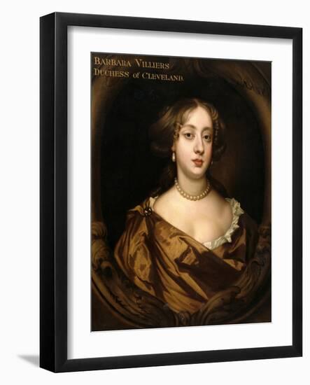 Portrait of Barbara Villiers (1641-1709), Duchess of Cleveland, C.1680-Sir Peter Lely-Framed Giclee Print