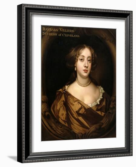 Portrait of Barbara Villiers (1641-1709), Duchess of Cleveland, C.1680-Sir Peter Lely-Framed Giclee Print