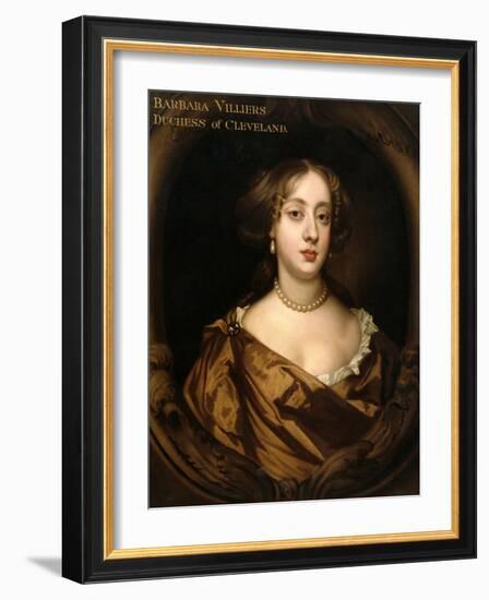 Portrait of Barbara Villiers (1641-1709), Duchess of Cleveland, C.1680-Sir Peter Lely-Framed Giclee Print