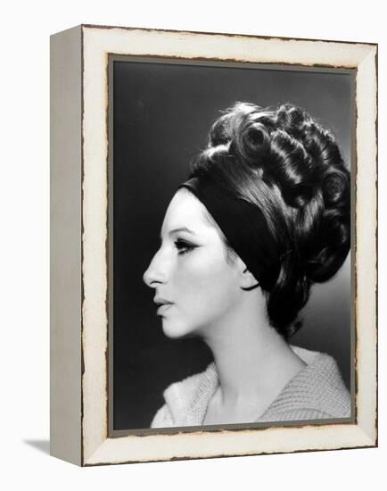 Portrait of Barbra Streisand-null-Framed Stretched Canvas