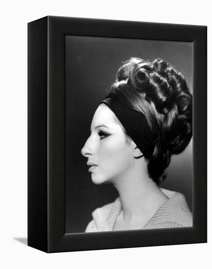 Portrait of Barbra Streisand-null-Framed Stretched Canvas