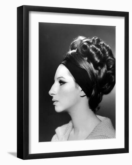 Portrait of Barbra Streisand-null-Framed Photo