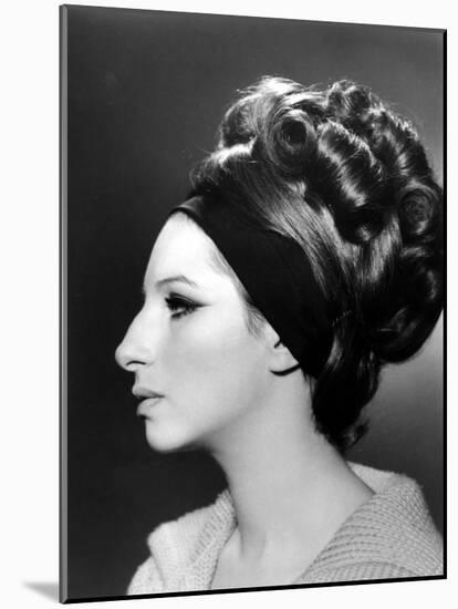 Portrait of Barbra Streisand-null-Mounted Photo