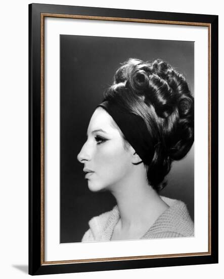 Portrait of Barbra Streisand-null-Framed Photo