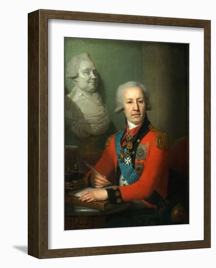 Portrait of Baron Alexei Vasilyev, 1800-Vladimir Lukich Borovikovsky-Framed Giclee Print