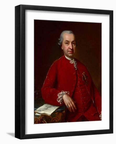 Portrait of Baron Samuel Von Brukenthal (1721-1803), Governor of the Grand Principality of Transylv-Johann Nepomuk della Croce-Framed Giclee Print