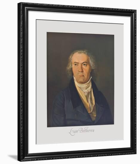 Portrait of Beethoven-Ferdinand Georg Waldmüller-Framed Collectable Print