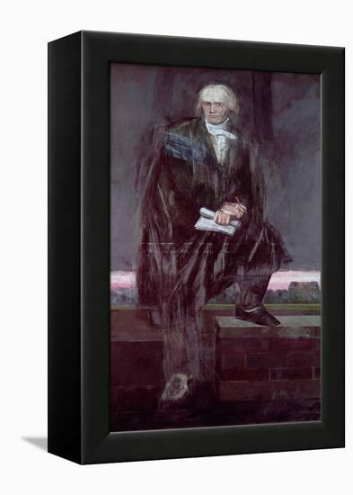 Portrait of Beethoven-Barry Fantoni-Framed Premier Image Canvas