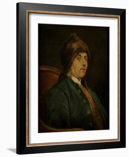 Portrait of Benjamin Franklin (1706-1790)-John Baptiste Lienard-Framed Giclee Print