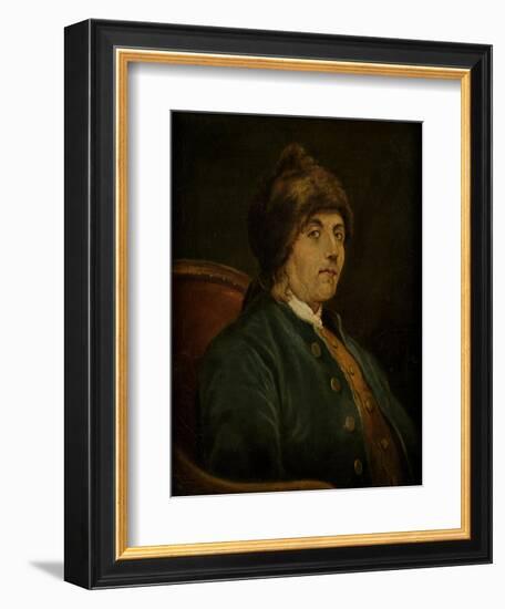 Portrait of Benjamin Franklin (1706-1790)-John Baptiste Lienard-Framed Giclee Print