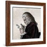 Portrait of Bernard de Jussieu (1699-1777), French naturalist-French School-Framed Giclee Print