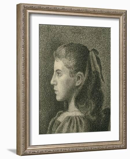 Portrait of Berthe Serruys, 1894-Georges Lemmen-Framed Giclee Print