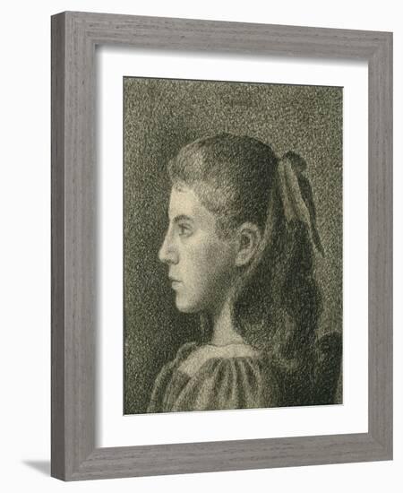 Portrait of Berthe Serruys, 1894-Georges Lemmen-Framed Giclee Print