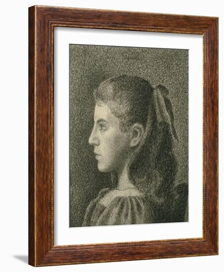 Portrait of Berthe Serruys, 1894-Georges Lemmen-Framed Giclee Print