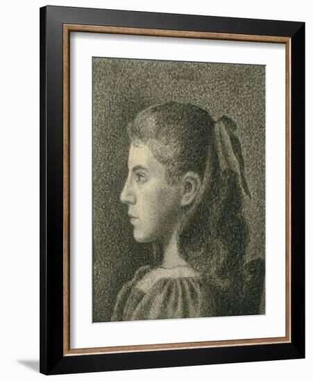 Portrait of Berthe Serruys, 1894-Georges Lemmen-Framed Giclee Print