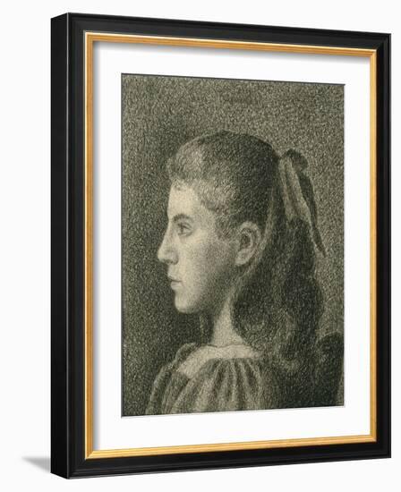 Portrait of Berthe Serruys, 1894-Georges Lemmen-Framed Giclee Print