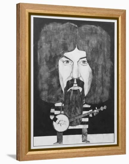 Portrait of Billy Connolly, Illustration for 'The Listener', 1970s-Barry Fantoni-Framed Premier Image Canvas