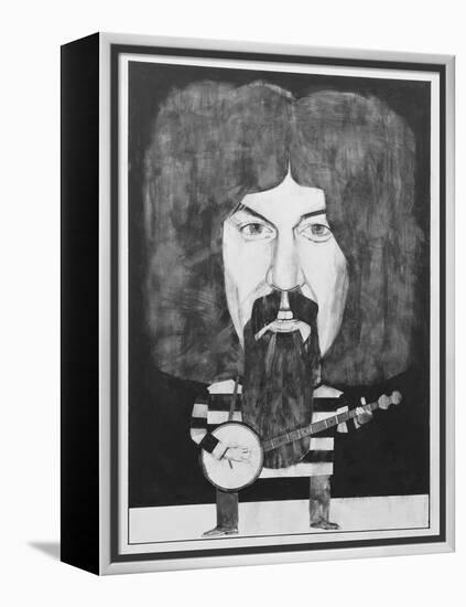 Portrait of Billy Connolly, Illustration for 'The Listener', 1970s-Barry Fantoni-Framed Premier Image Canvas