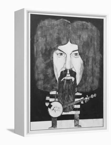 Portrait of Billy Connolly, Illustration for 'The Listener', 1970s-Barry Fantoni-Framed Premier Image Canvas