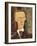Portrait of Blaise Cendrars-Amedeo Modigliani-Framed Art Print