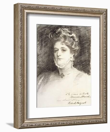 Portrait of Blanche Marchesi, 1910-John Singer Sargent-Framed Giclee Print