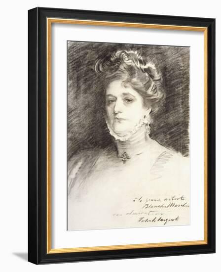 Portrait of Blanche Marchesi, 1910-John Singer Sargent-Framed Giclee Print