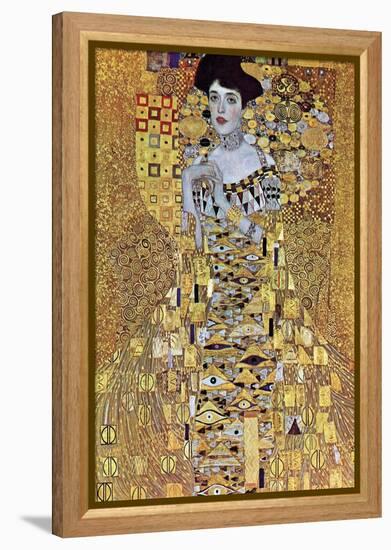 Portrait of Block-Bauer-Gustav Klimt-Framed Stretched Canvas