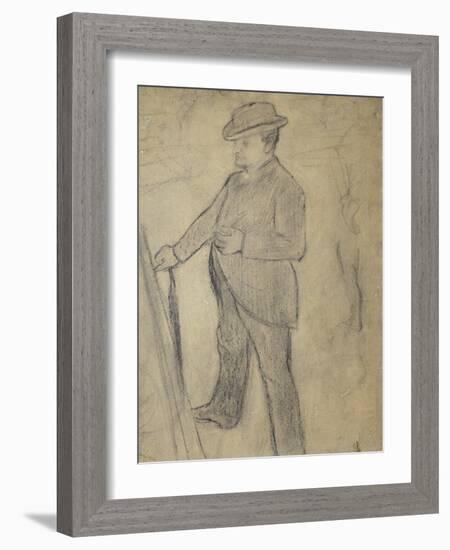 Portrait of Boldini-Edgar Degas-Framed Giclee Print