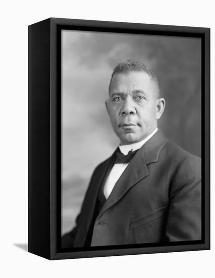 Portrait of Booker T. Washington-Stocktrek Images-Framed Premier Image Canvas