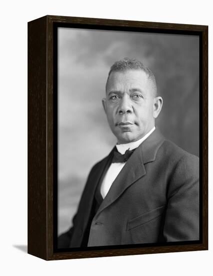 Portrait of Booker T. Washington-Stocktrek Images-Framed Premier Image Canvas