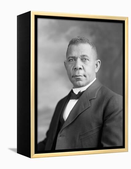 Portrait of Booker T. Washington-Stocktrek Images-Framed Premier Image Canvas