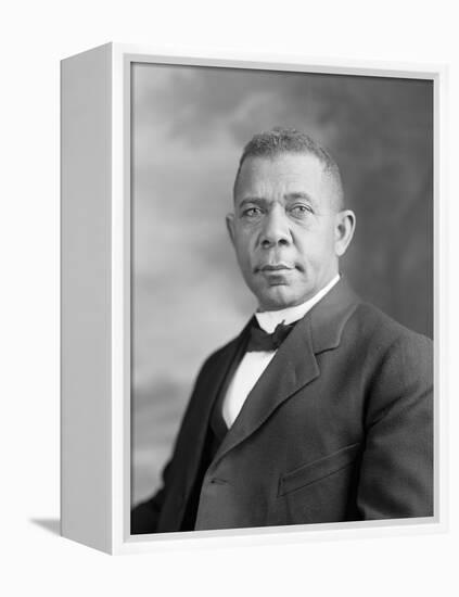 Portrait of Booker T. Washington-Stocktrek Images-Framed Premier Image Canvas