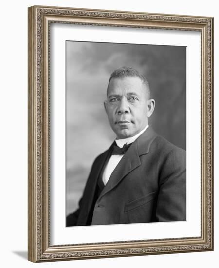 Portrait of Booker T. Washington-Stocktrek Images-Framed Photographic Print