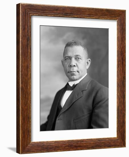 Portrait of Booker T. Washington-Stocktrek Images-Framed Photographic Print