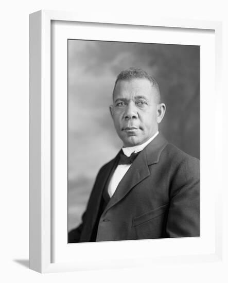 Portrait of Booker T. Washington-Stocktrek Images-Framed Photographic Print