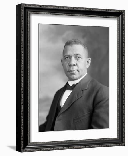 Portrait of Booker T. Washington-Stocktrek Images-Framed Photographic Print