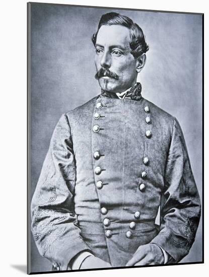 Portrait of Brigadier General P.G.T. Beauregard (1818-93) (Litho)-American Photographer-Mounted Giclee Print