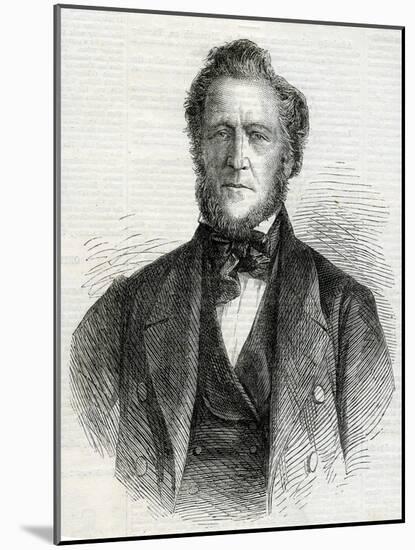 Portrait of Brigham Young, 1861-null-Mounted Giclee Print