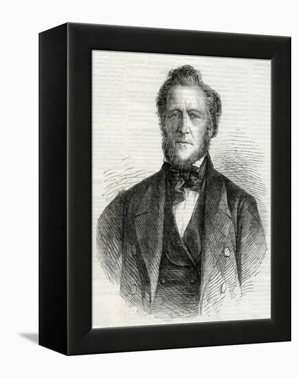 Portrait of Brigham Young, 1861-null-Framed Premier Image Canvas