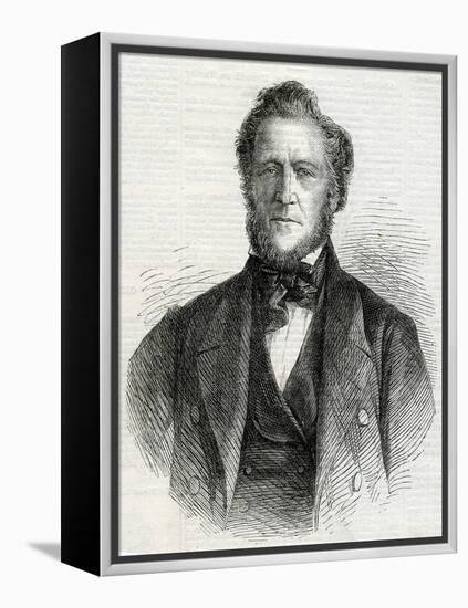 Portrait of Brigham Young, 1861-null-Framed Premier Image Canvas