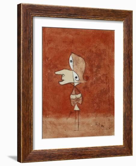 Portrait of Brigitte (Whole Figure)-Paul Klee-Framed Giclee Print