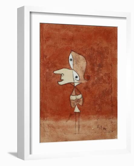 Portrait of Brigitte (Whole Figure)-Paul Klee-Framed Giclee Print