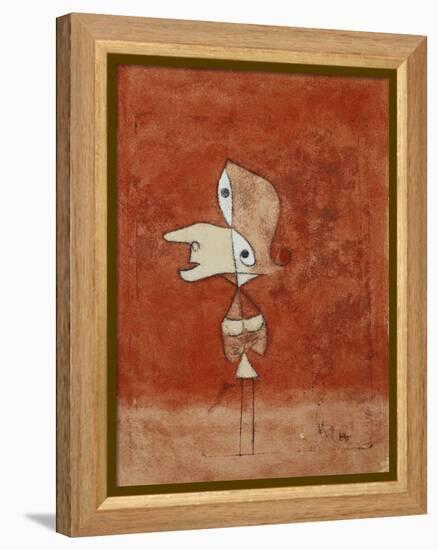 Portrait of Brigitte (Whole Figure)-Paul Klee-Framed Premier Image Canvas