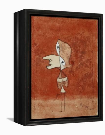 Portrait of Brigitte (Whole Figure)-Paul Klee-Framed Premier Image Canvas